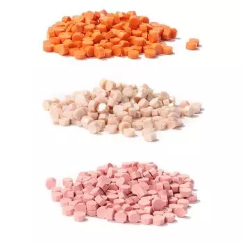 100 шт. восьмиугольных бусин из сургуча для скрапбукинга, набор для самостоятельного декора конвертов и писем DE Pink Orange