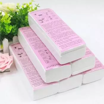 100 шт., восковая бумага для удаления волос для женщин и мужчин, нетканый материал, высокое качество, эпилятор для тела, ног, рук, эпилятор, восковая полоска, рулон бумаги