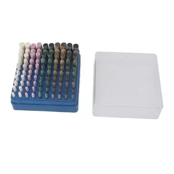 100 шт., вращающиеся полировальные насадки с хвостовиком 3,0 мм, шлифовальные абразивные насадки, наборы для полировки, шерсть, кунжут, резина, Cowhi