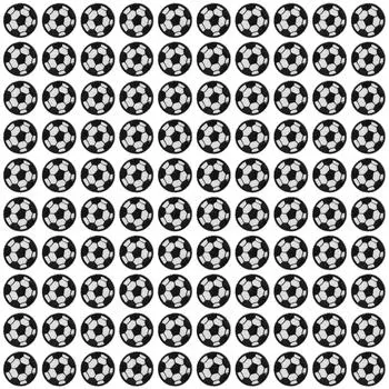 100 шт. вышитые нашивки в виде футбольного мяча, сделай сам, украшения для одежды, наклейки на футбольную ткань 3 см