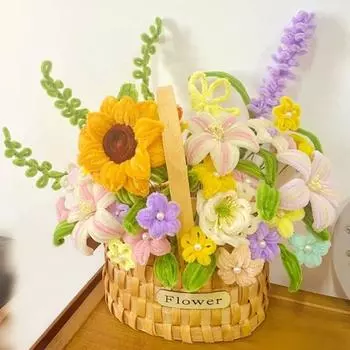 100 шт. высококачественная цветная пушистая проволока Macaron, прочная, тюльпановая роза, сделай сам, цветочный букет, материал, упаковка, зашифрованная, меховая, плюшевая полоска