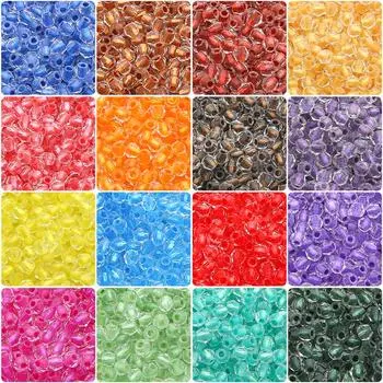 100 шт., высококачественные стеклянные бусины, окрашенные алмазные хрустальные бусины для серег, браслетов, ювелирных изделий своими руками, изготовление аксессуаров 01