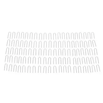 100 шт. высокотемпературные нихромовые соединительные кольца мини U-образные крючки для керамических украшений