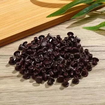 100 шт. заглушки для отверстий в мебели, декоративная пластиковая крышка для винтов диаметром 5 мм, отверстие для сверления шкафа, пылезащитная заглушка, люверс, фурнитура жёлтый