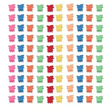 100 шт. заколок для волос разных цветов, милые пастельные заколки-коготь, аксессуары для волос