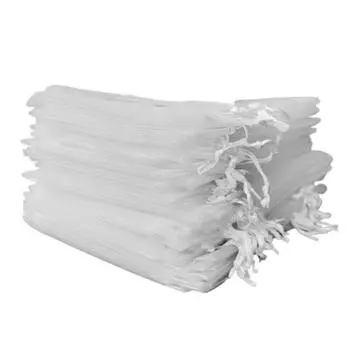 100 шт. Защитные пакеты для фруктов, предотвращающие попадание птиц и овощей, 100 шт. Защитные пакеты для фруктов и пряжи, белые пакеты 7.5*10cm