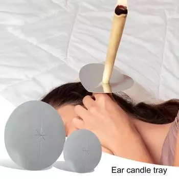 100 шт., защитные приспособления для свечей, индивидуальные защитные лотки для дисков, портативные одноразовые картонные аксессуары для ухода за ушами 100pcs