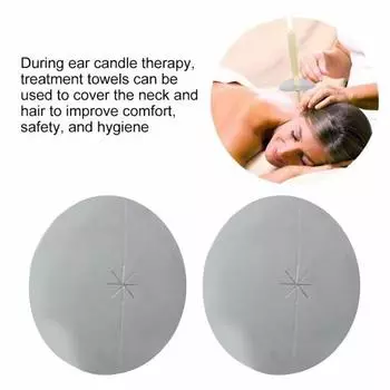 100 шт., защитные приспособления для свечей, индивидуальные защитные лотки для дисков, портативные одноразовые картонные аксессуары для ухода за ушами 100pcs