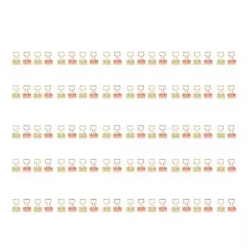 100 шт. зажимов для кошек для студентов, 2 цвета, сильная зажимная сила, нержавеющий металлический офисный зажим