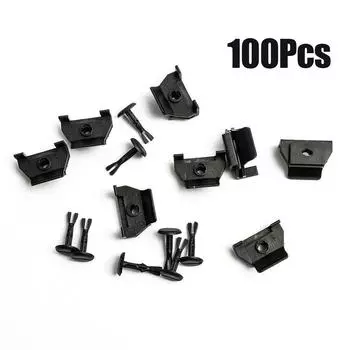100 шт. зажимы для крышки бампера 34x25 мм для Toyota 53879-58010
