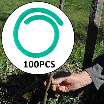 100 шт. зажимы для поддержки садовых растений, поворотные зажимы, легкие, вьющиеся, томатная лоза Small Butterfly