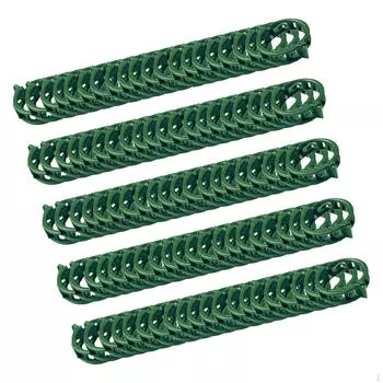 100 шт. зажимы для растений, цветочные лозы, многоразовые практичные садовые шпалеры, зажим для стебля растений коричневый