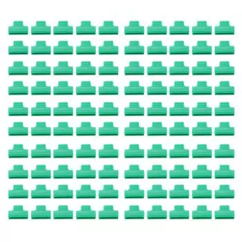 100 шт. зажимы для теплиц пленка ряд покрытие сетка туннель обруч зажим рамка затеняющая сетка стержень зажим 8mm / 0.31in Dia