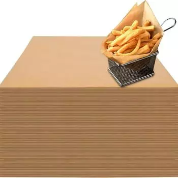 100 шт. жиронепроницаемая бумага для упаковки сэндвичей антипригарная пищевая упаковочная бумага для пикника 18x18cm
