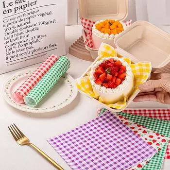 100 шт. жиронепроницаемые бумажные вкладыши для сэндвичей, упаковочная бумага 7 цветов, листы вощеной бумаги для барбекю, пикника, фестиваля, вечеринки, фаст-фуда