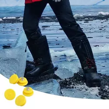 100 шт. Зимние кошки, нескользящие ботинки, шипы, снежные и ледяные шипы, захваты для скалолазания, походов, запасные части, аксессуары 100pcs