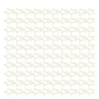 100 шт. золотых скрепок прочные металлические нержавеющие золотые невыцветающие широко используемые милые скрепки для дома