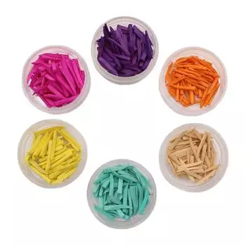 100 шт., зубной деревянный клин для межзубных промежутков, специально обработанные насадки, защита десен, одноразовые принадлежности для стоматолога жёлтый