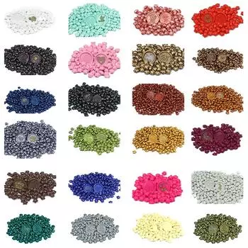 100 шт. Звезда, восковая краска, бусины, зернистость, приглашение, восковая печать, инструменты для изготовления C