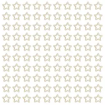 100 шт. Звездные скрепки для бумаги, противоскользящее покрытие, устойчивое к ржавчине, симпатичные скрепки для офиса Sc