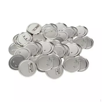 100 штук пустых деталей для значка, изготовление жести, булавки для самостоятельного изготовления 58 mm