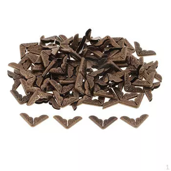 100 штук золото/альбом для фотоальбомов Дневник 14 мм - бронза