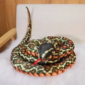 100 см имитация плюшевой игрушки змея косплей костюм убийцы демонов белая змея плюшевая игрушка Хэллоуин карнавал косплей хитрые игрушки