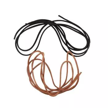 100 см шнурки аксессуары для обуви цветные шнурки для обуви шнурки из коровьей кожи кожаные шнурки зелёный