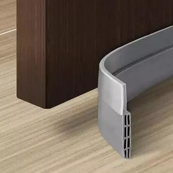 100 см силиконовая лента для защиты от сквозняков на двери, уплотнительная лента для нижней части двери, водонепроницаемая ветрозащитная звукоизоляционная лента 1M