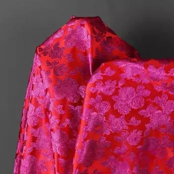 100 см жаккардовый гобелен атласная ткань шелк Helu Tongchun гладкая текстура подвеска парча династии Сун чонсам ханьфу 1 Metre