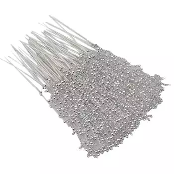100 стеблей, палочки из искусственного жемчуга, бисерная нить для поделок, распылительные бусины, проволочные стебли, аксессуары для самостоятельного изготовления, свадебный букет цветов, декор стола для вечеринок One Size
