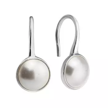 100% стерлингового серебра 925 пробы, ювелирные серьги, белый кристалл, жемчуг, светящиеся капли, серьги, подарок для свадебной вечеринки