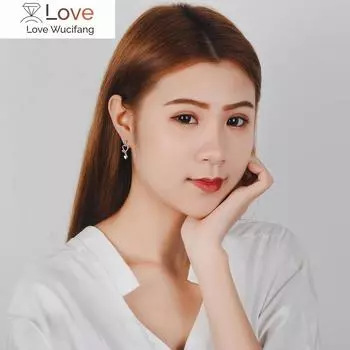 100% стерлингового серебра 925 пробы женские серьги-гвоздики в форме сердца с полым сердцем и кристаллами, свадебный подарок для девочек, детей и леди, ювелирные изделия