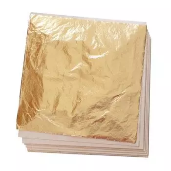 100 страниц Дизайн с золотой поталью Позолоченная рама Искусство Сделай сам Декоративные материалы Бумага