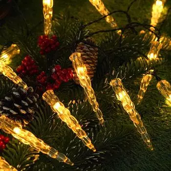 100 светодиодов 12 м солнечные светодиодные гирлянды водонепроницаемые солнечные садовые светильники 8 режимов декоративные светильники для патио забор свадьба 902 5M 20LED теплый белый