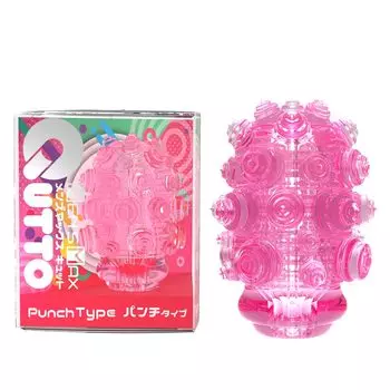 100 ударов Макс QUTTO PUNCH Можно мыть и использовать повторно Метод переворота уплотняет большую неровную стимуляцию при переворачивании Средний тип стимуляции с