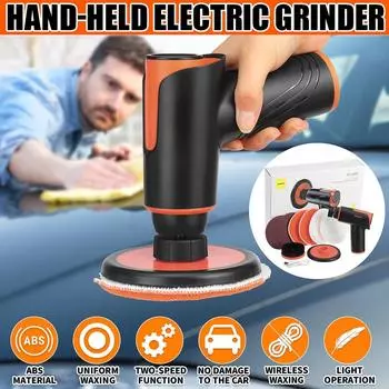 100 Вт 1800 об/мин Автомобильная полировальная машинка Аккумулятор Регулируемая скорость Беспроводной набор полировальной машинки Автомобильная полировка