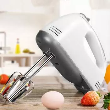 100 Вт беспроводной ручной миксер для выпечки торта взбиватель крема 7 скоростей кухонный ручной блендер электрический ручной миксер машина для приготовления молочной пены EU