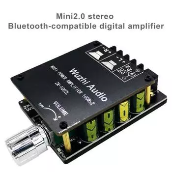 100 Вт Bluetooth-совместимый стереоусилитель с 5 аудиоусилителями, плата приемника с переключателем, мощное беспроводное соединение