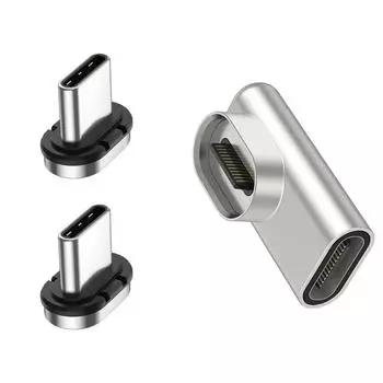 100 Вт Магнитный USB C Адаптер 24Pins USB-C Адаптер Разъем Type-C
