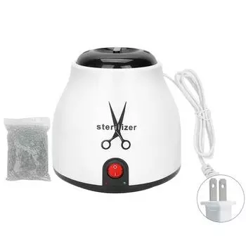 100 Вт Машина для чистки инструментов для дизайна ногтей, нагревающийся высокотемпературный инструмент для чистки с кварцевыми бусинами US PLUG