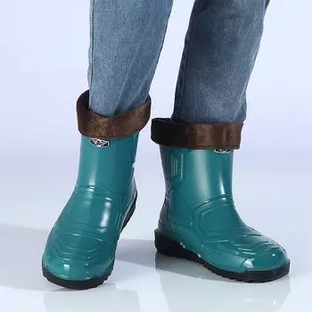 100% водонепроницаемые сапоги для садоводства, подходящие для холодной погоды, с полиуретановой подкладкой, сапоги для сельского хозяйства 40 чёрный