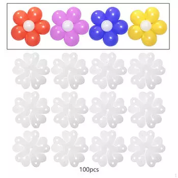 100 зажимов для воздушных шаров, декоративный держатель для свадьбы, дня рождения Style A 2.56inch