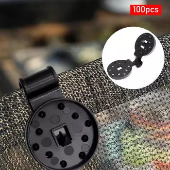100 зажимов с крючками, теневая фиксирующая сетка для сетчатой сетки Small