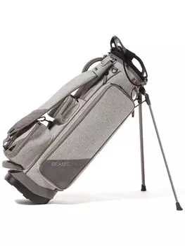 100 Знаменитая сумка для кампуса CANVAS Stand Caddy Bag СЕРЫЙ БЕСПЛАТНО 81610174833 [Предметы Beams] [Гольф Beams] NSG-COTTON