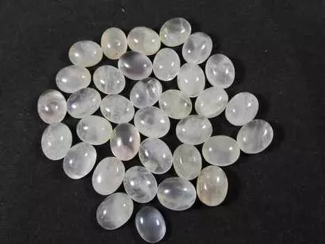 100Cts. Натуральный нежно-розовый кварц овальный россыпью драгоценный камень 32 шт. лот 08X10MM RQ-1385