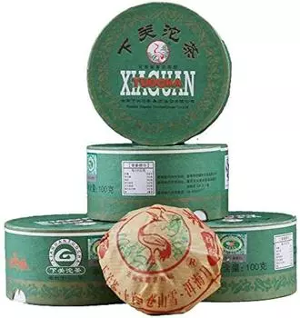 100г (3,52 унции) 2014 год Юньнань Ся Гуань Цзя Цзи Цзяцзи Туо Ча пуэр Чай Пуэр