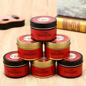 100G Аварийная свеча Предотвращение стихийных бедствий Отключение освещения Уличные бездымные свечи Железные банки Растительные свечи one size