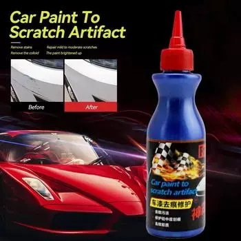 100g Car Scratch Remover Agent Scratch Repair Tool With Sponge Car Scratches Repair Polishing Wax Anti Scratch Car Accessories синий