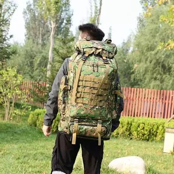 100л рюкзак для кемпинга, увеличивающий расширение, унисекс, портативный водонепроницаемый альпинистский мешок для H
